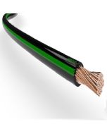 Ionnic TW200-BLK/D-GRN-500 Thin Wall Black Cable - Dark Green Trace (2.0mm2)
